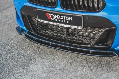 Передній сплітер Maxton BMW X2 F39 M-пакет (чорний глянець) - фото My Tuning Lab