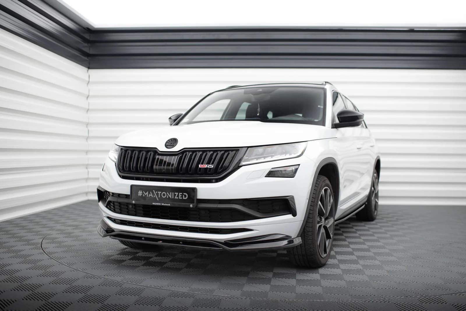 Передній сплітер Maxton Skoda Kodiaq Mk1 Sportline/RS - фото My Tuning Lab