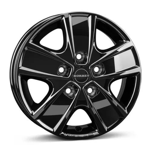 Легкосплавний диск 16" Borbet CWG 16x6 ET68 5x118 чорний Glossy - фото My Tuning Lab