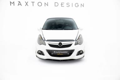Передній сплітер Maxton Opel Corsa D (OPC / VXR) (чорний глянець) - фото My Tuning Lab