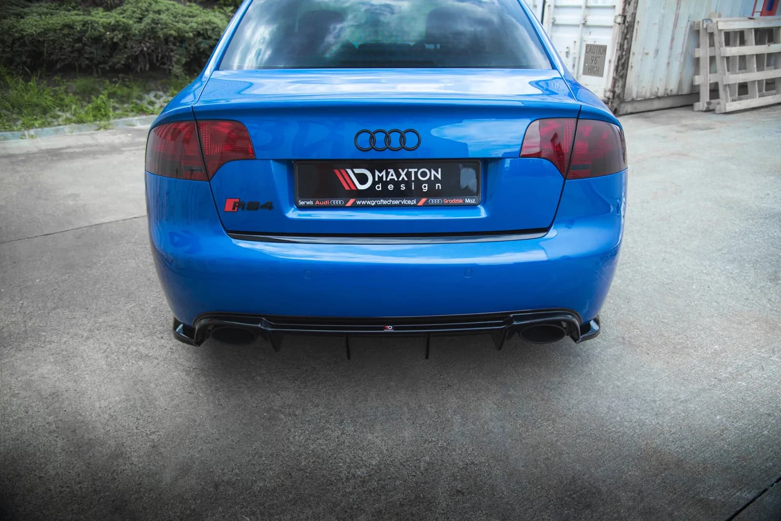 Задня накладка Maxton Audi RS4 B7 - фото My Tuning Lab