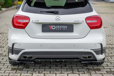 Задні сплітери boczne Maxton Mercedes A45 AMG W176 (чорний глянець) - фото My Tuning Lab