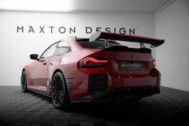 Karbonowy Spoiler Z Górnymi Mocowaniami + LED Maxton BMW M2 G87 - фото My Tuning Lab