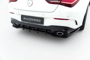 Задній сплітер (Z Dyfuzorem) Maxton Mercedes-AMG CLA 35 / 45 Coupe / Shooting Brake C118 Facelift / X118 Facelift - фото My Tuning Lab