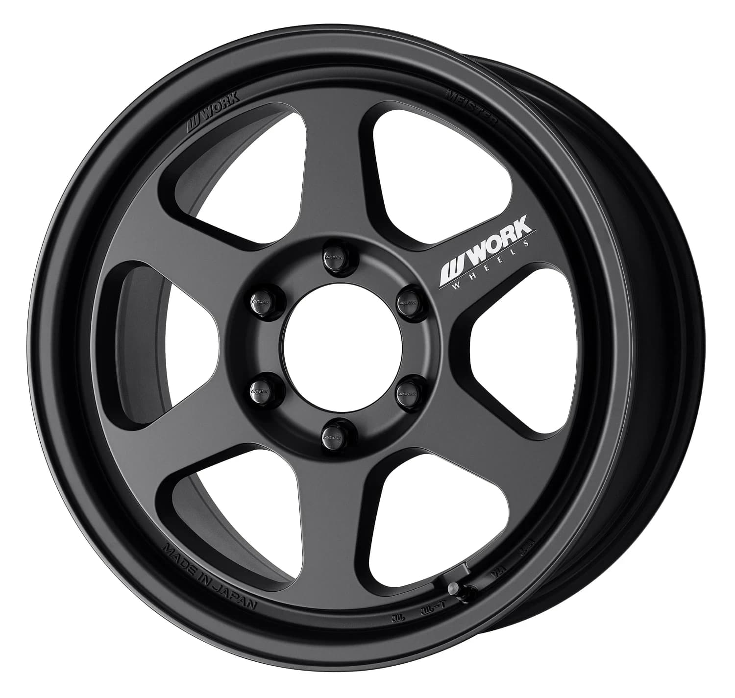 Легкосплавний диск 16" Work Wheels Meister L1-1P SUV 16x5,5 BLANK матовий чорний (MBL) - фото My Tuning Lab