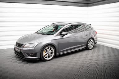 Накладки на пороги V.5 Seat Leon Maxton Cupra / FR / Standard Mk3 / Mk3 Facelift - фото My Tuning Lab
