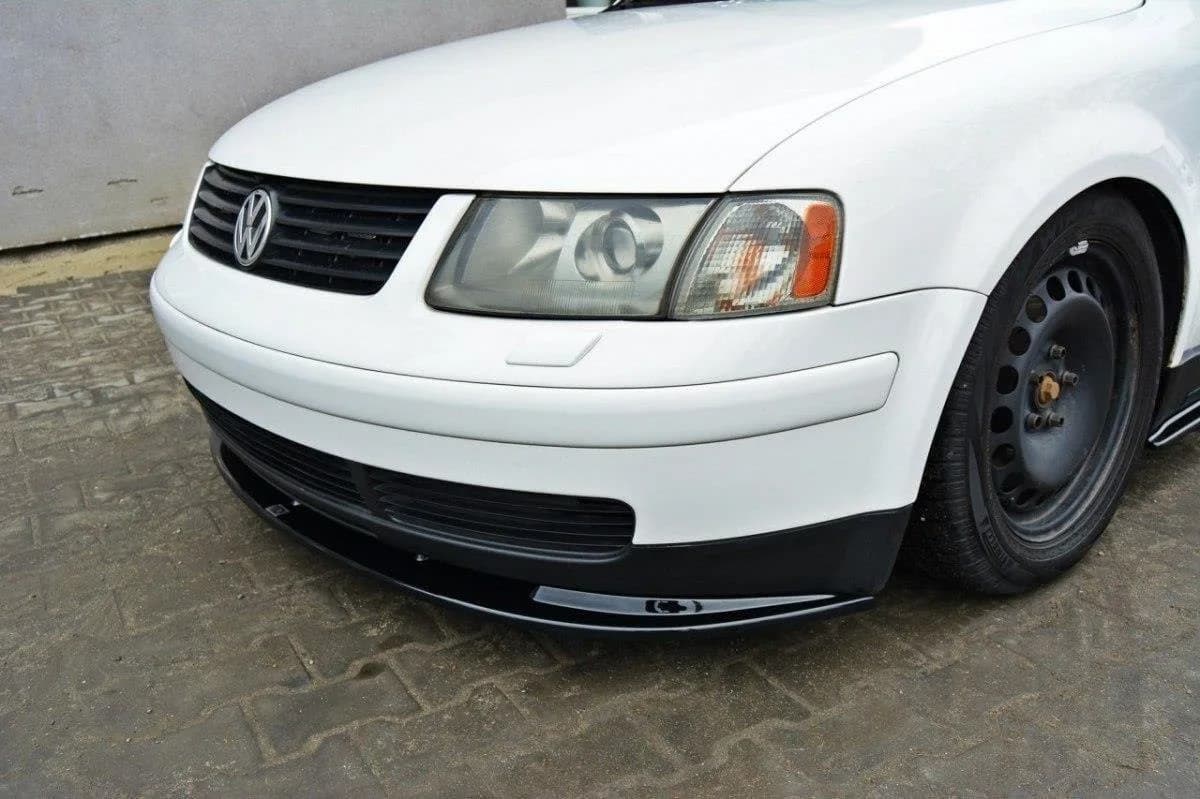 Передній сплітер Maxton Volkswagen Passat B5 (чорний глянець) - фото My Tuning Lab