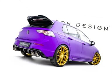 Задні сплітери Boczne Street Pro V.2 + Flaps V.2 Maxton Volkswagen Golf R Hatchback Mk8 / Mk8 Facelift - фото My Tuning Lab