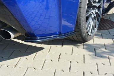 Задні сплітери boczne Maxton Lexus RC F (чорний глянець) - фото My Tuning Lab