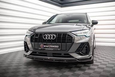 Передній сплітер V.4 Maxton Audi Q3 Sportback / SUV S-Line F3 - фото My Tuning Lab