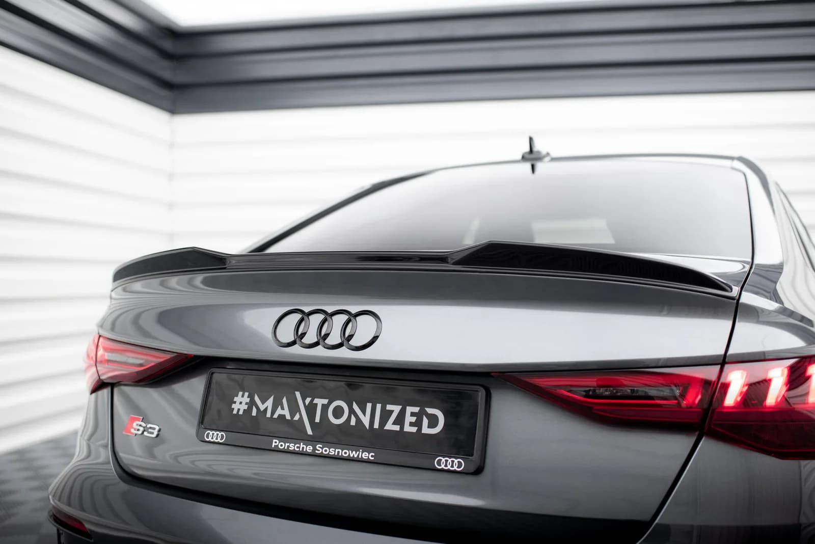3D спойлер Maxton AAudi A3 / A3 S-Line / S3 / RS3 Sedan 8Y / 8Y Facelift - фото My Tuning Lab