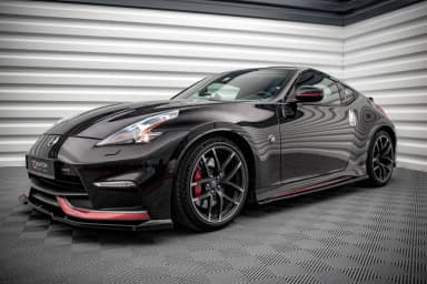 Накладки на пороги V.1 Maxton Nissan 370Z Nismo Facelift - фото My Tuning Lab