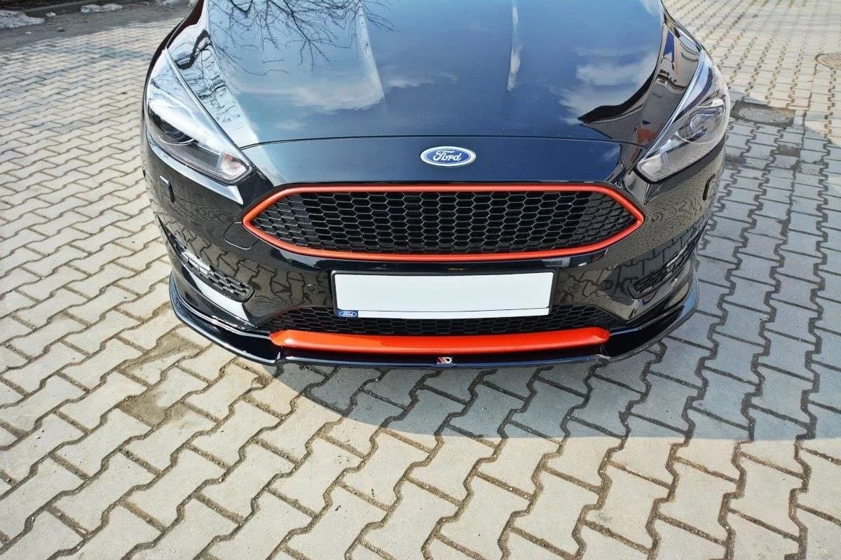 Передній сплітер V.2 Maxton Ford Focus ST-Line Mk3 FL - фото My Tuning Lab
