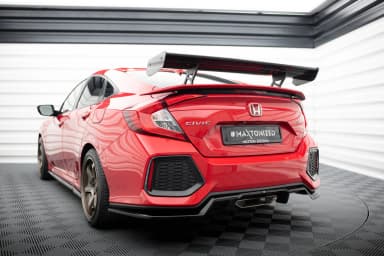 Karbonowy Spoiler Z Wewnętrznymi Wspornikami Maxton Honda Civic SI Mk10 - фото My Tuning Lab