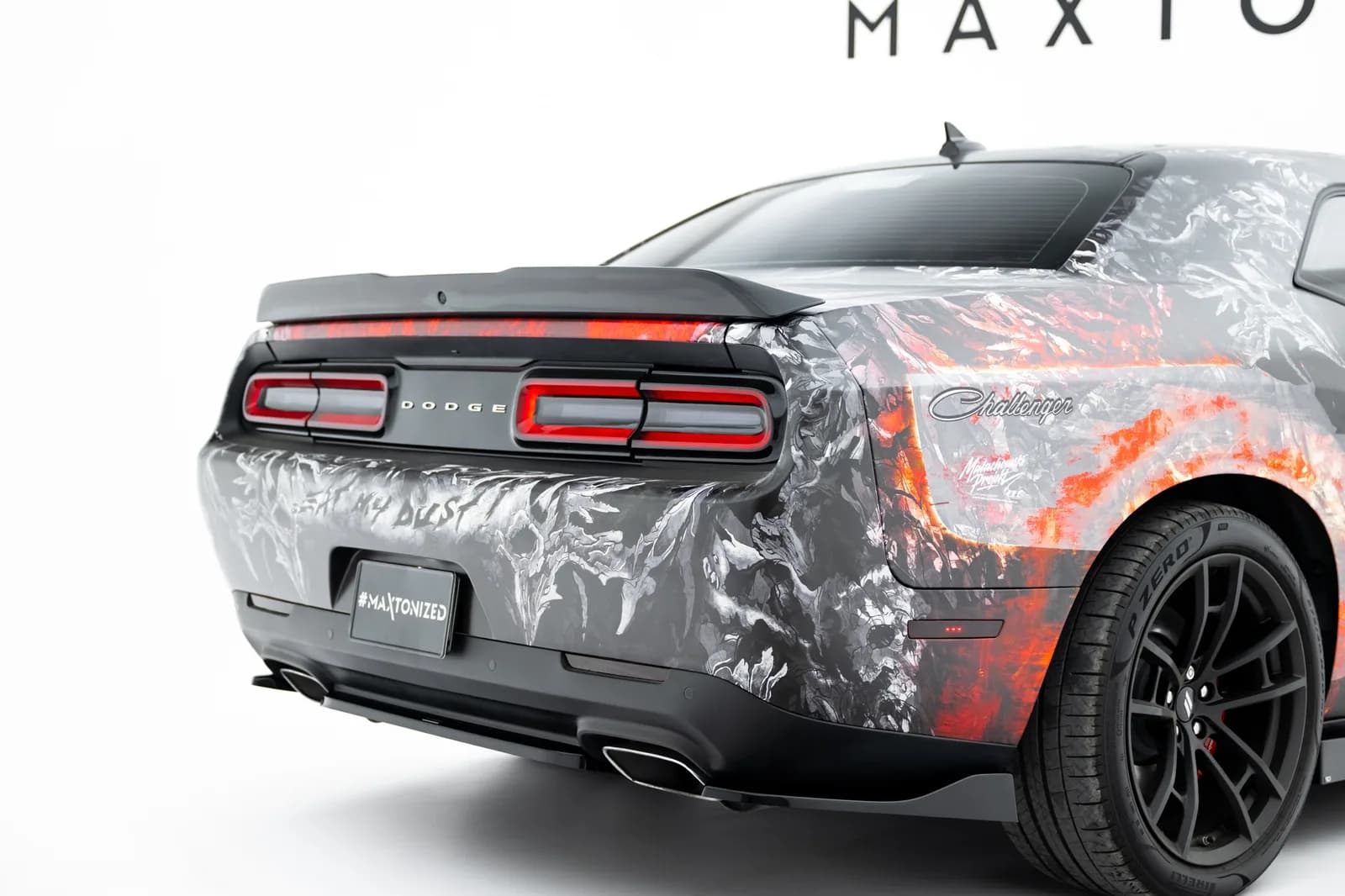 Задні сплітери Boczne Maxton Dodge Challenger RT / GT Mk3 Facelift - фото My Tuning Lab