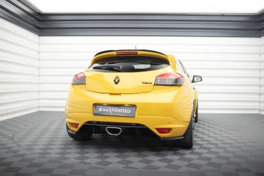 Задні сплітери boczne Maxton Renault Megane III RS (чорний глянець) - фото My Tuning Lab