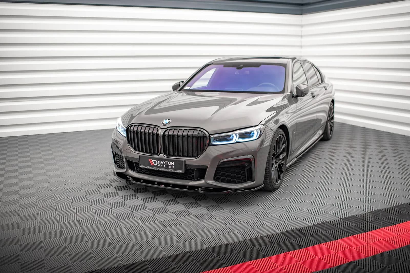 Передній сплітер V.2 Maxton BMW 7 G11 M-пакет Facelift - фото My Tuning Lab