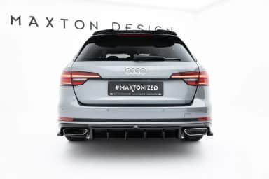 Задня накладка Maxton Audi A4 / A4 S-Line Sedan / Avant B9 - фото My Tuning Lab