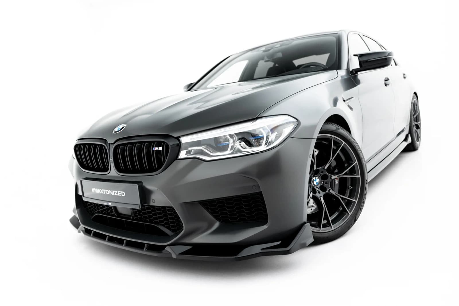 Передній сплітер V.3 Maxton BMW M5 F90 - фото My Tuning Lab