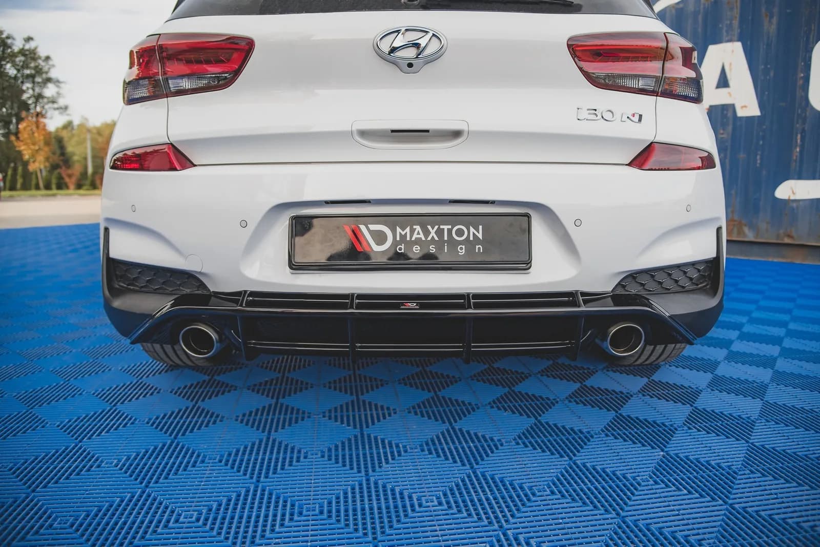 Задня накладка V.3 Maxton Hyundai I30 N Mk3 Hatchback - фото My Tuning Lab