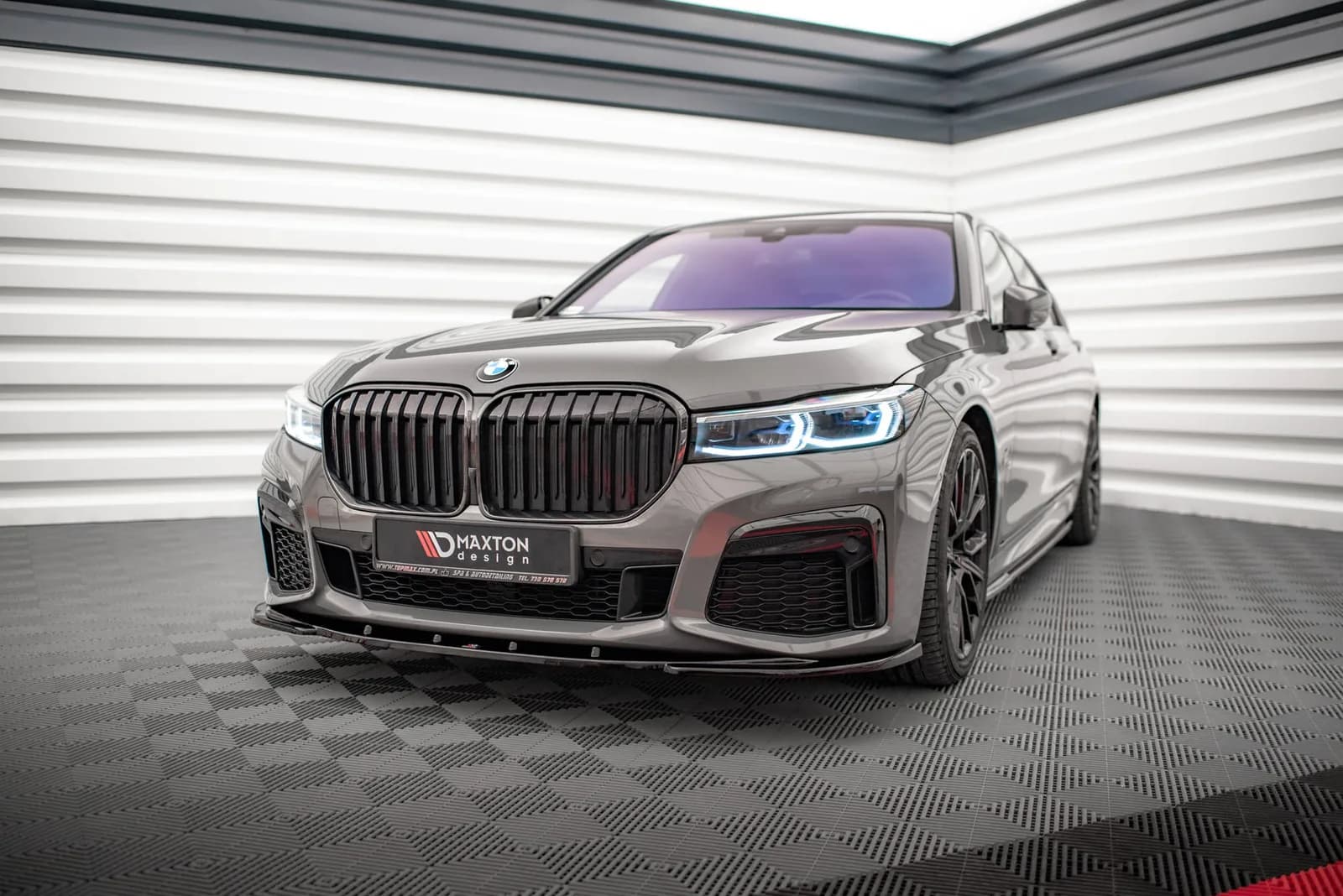 Передній сплітер V.1 Maxton BMW 7 G11 M-пакет Facelift - фото My Tuning Lab