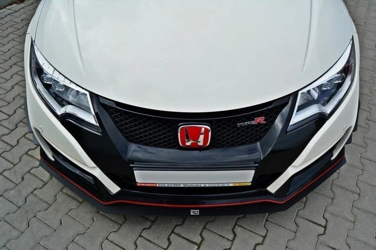 Передній сплітер Maxton Racing Honda Civic IX Type-R V1 - фото My Tuning Lab