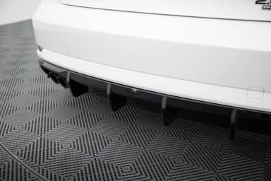 Задня накладка Maxton Audi A3 Sedan 8V Facelift (Wersja z podwójną końcówką Вихлопu z jednej strony) - фото My Tuning Lab