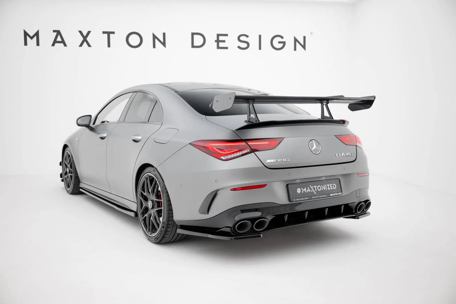 Karbonowy Spoiler Z Górnymi Mocowaniami Maxton Mercedes-Benz CLA Coupe C118 / C118 Facelift - фото My Tuning Lab