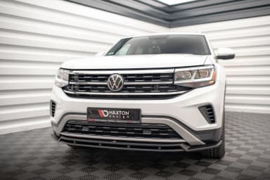 Передній сплітер V.2 Maxton Volkswagen Atlas Cross Sport - фото My Tuning Lab