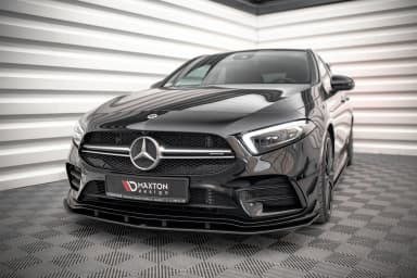 Передній сплітер Street Pro Maxton Mercedes A35 AMG / AMG-Line Aero Pack W177 - фото My Tuning Lab