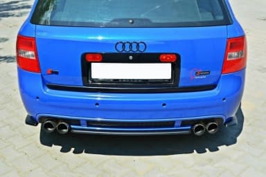 Задні сплітери boczne Maxton Audi RS6 C5 Avant (чорний глянець) - фото My Tuning Lab