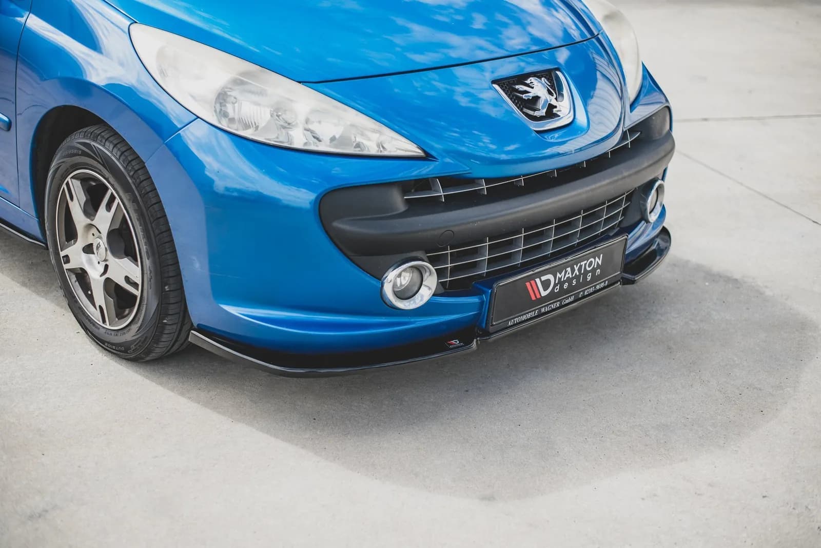 Передній сплітер Maxton Peugeot 207 Sport - фото My Tuning Lab