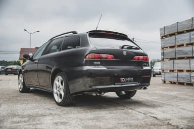 Задні сплітери boczne Maxton Alfa Romeo 156 SW Facelift (чорний глянець) - фото My Tuning Lab