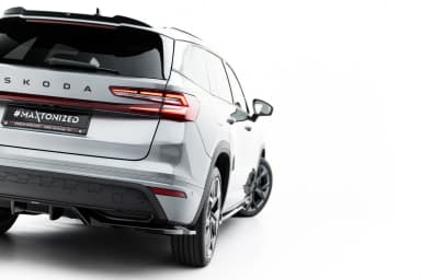 Задній сплітер (Z Dyfuzorem) Maxton Skoda Kodiaq Sportline Mk2 - фото My Tuning Lab