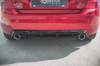 Задня накладка + Atrapa Вихлопu Maxton Peugeot 308 GT Mk2 Facelift - фото My Tuning Lab