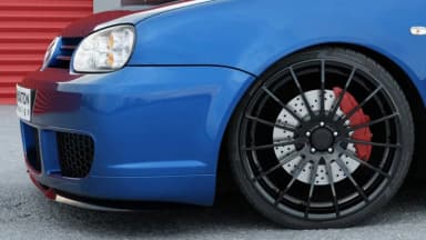 Передній сплітер Maxton (Cupra Look) VW Golf IV R32 (чорний глянець) - фото My Tuning Lab