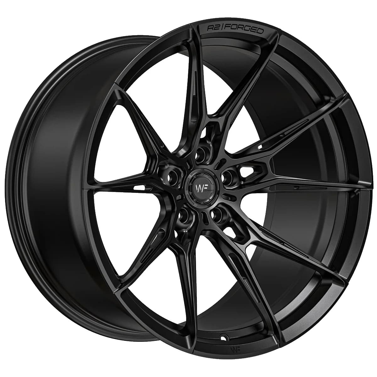 Легкосплавний диск 19" Wheelforce RACE.TWO 19x9 ET44 5x112 глибокий чорний - фото My Tuning Lab