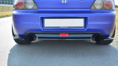 Задній сплітер srodkowy Maxton Honda S2000 (чорний глянець) - фото My Tuning Lab