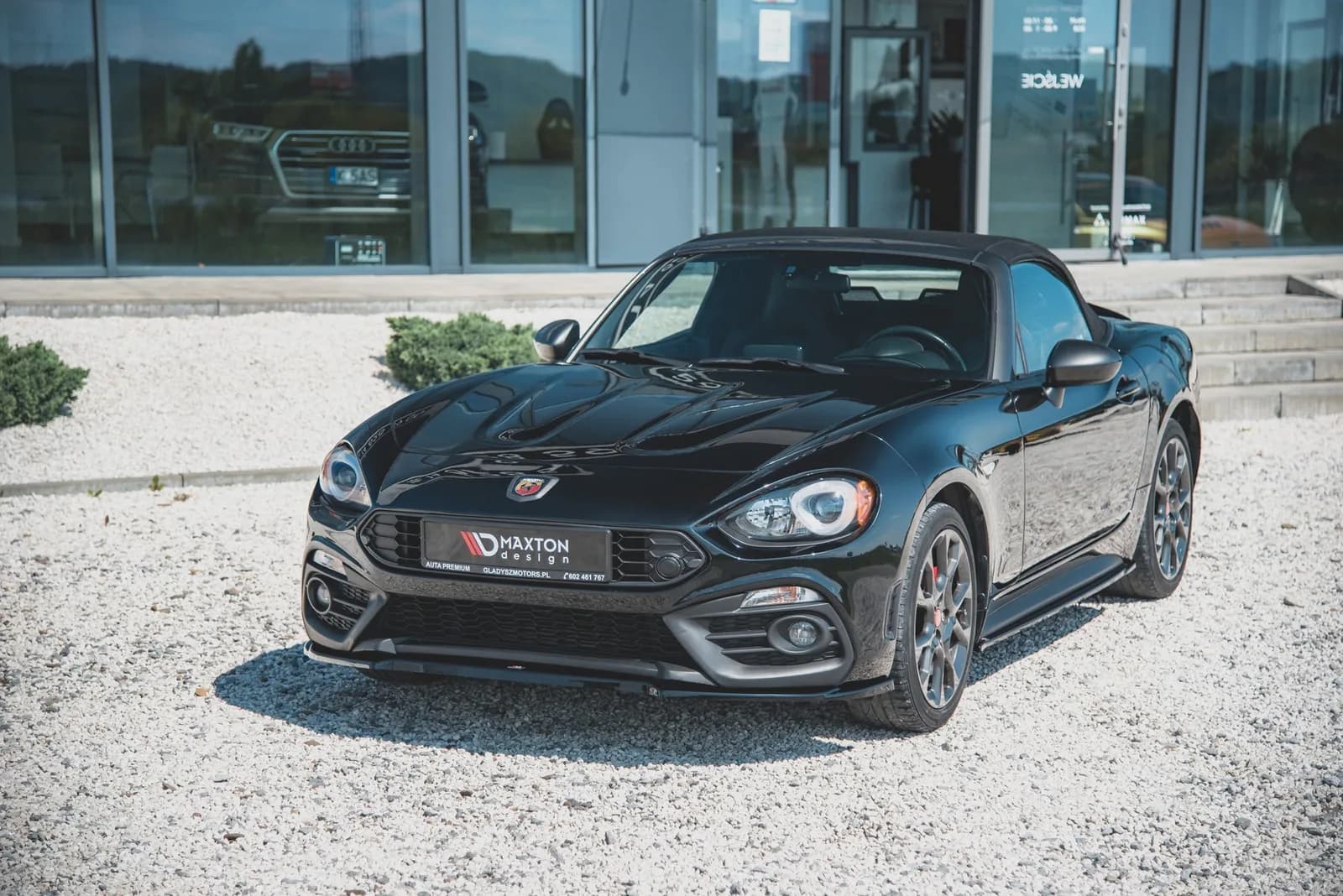 Передній сплітер Maxton Abarth 124 Spider - фото My Tuning Lab