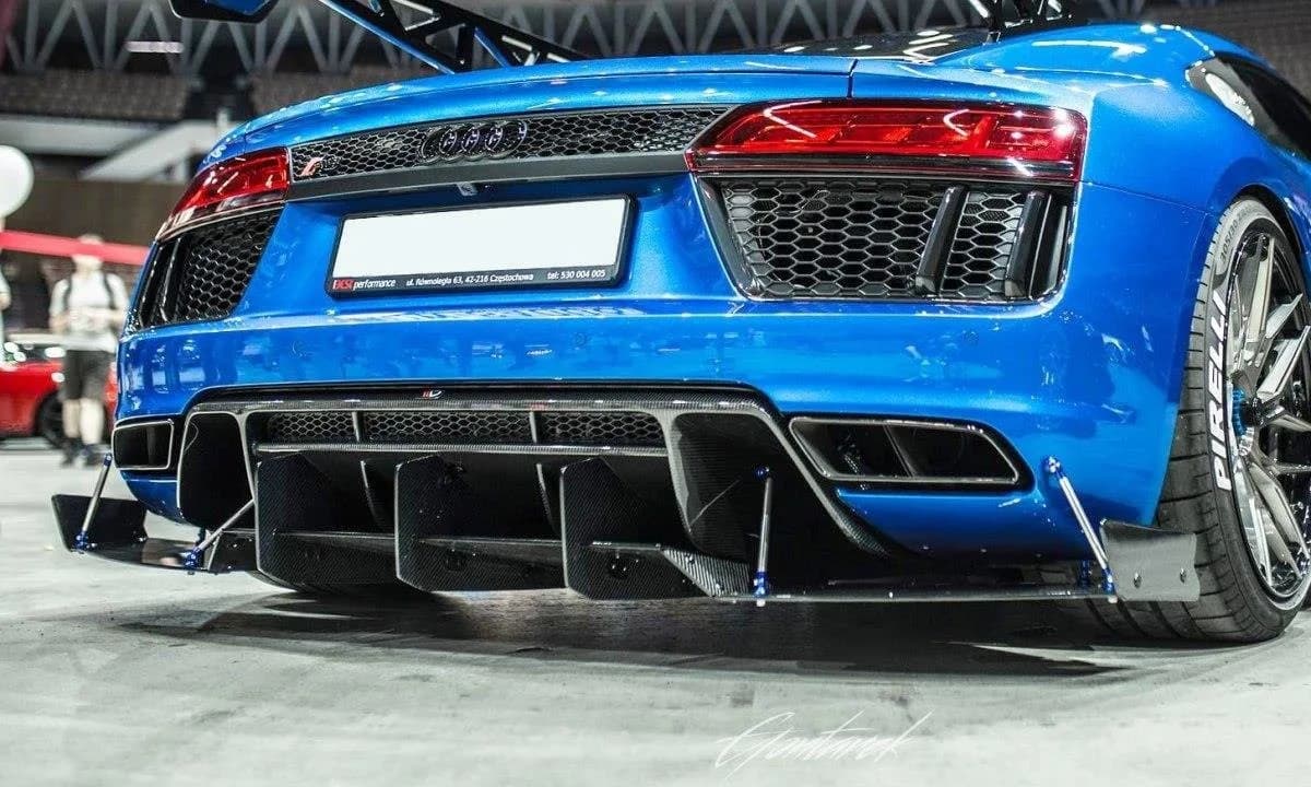 Задній дифузор Maxton Audi R8 MK2 - фото My Tuning Lab
