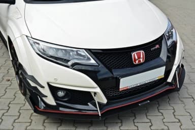 Передній сплітер Maxton Racing Honda Civic IX Type-R V2 - фото My Tuning Lab