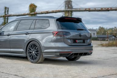 Задня накладка Maxton Volkswagen Passat R-Line B8 - фото My Tuning Lab