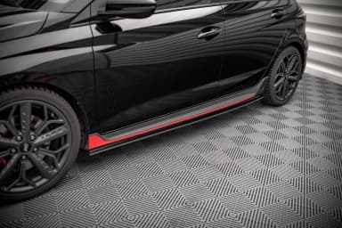 Накладки на пороги Street Pro Maxton Hyundai I20 N Mk3 - фото My Tuning Lab