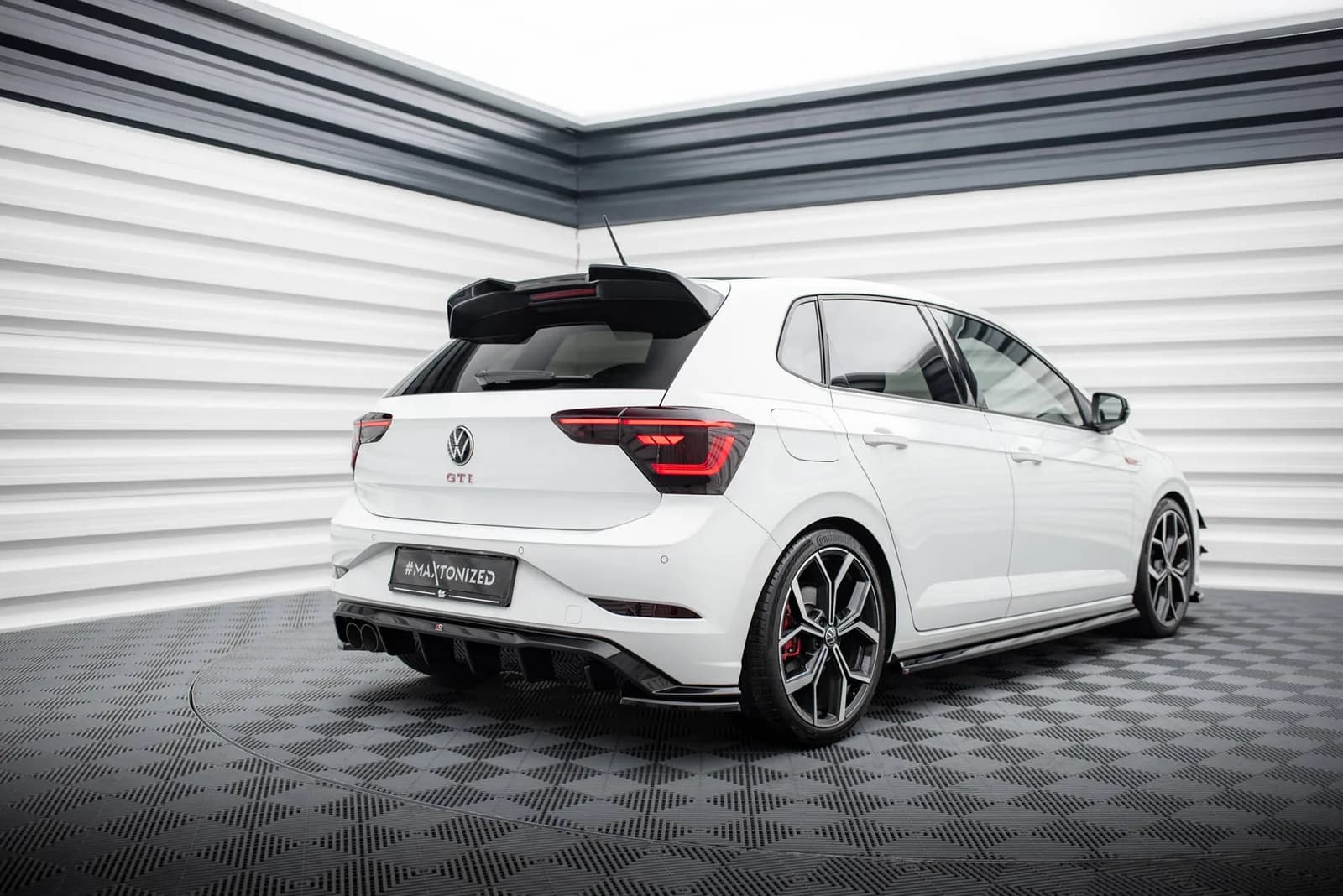 Задня накладка Maxton Volkswagen Polo GTI Mk6 Facelift - фото My Tuning Lab