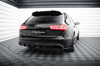 Задня накладка Maxton Audi A6 Sedan / Avant C7 (Wersja z podwójnym Вихлопem z jednej strony) - фото My Tuning Lab
