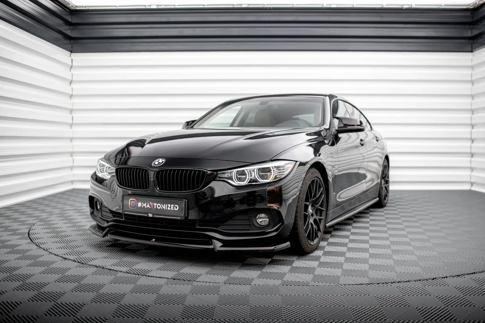 Передній сплітер V.2 Maxton BMW 4 Gran Coupe F36 - фото My Tuning Lab