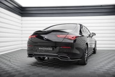 Задній сплітер (Z Dyfuzorem) Maxton Mercedes-Benz CLA Coupe C118 - фото My Tuning Lab