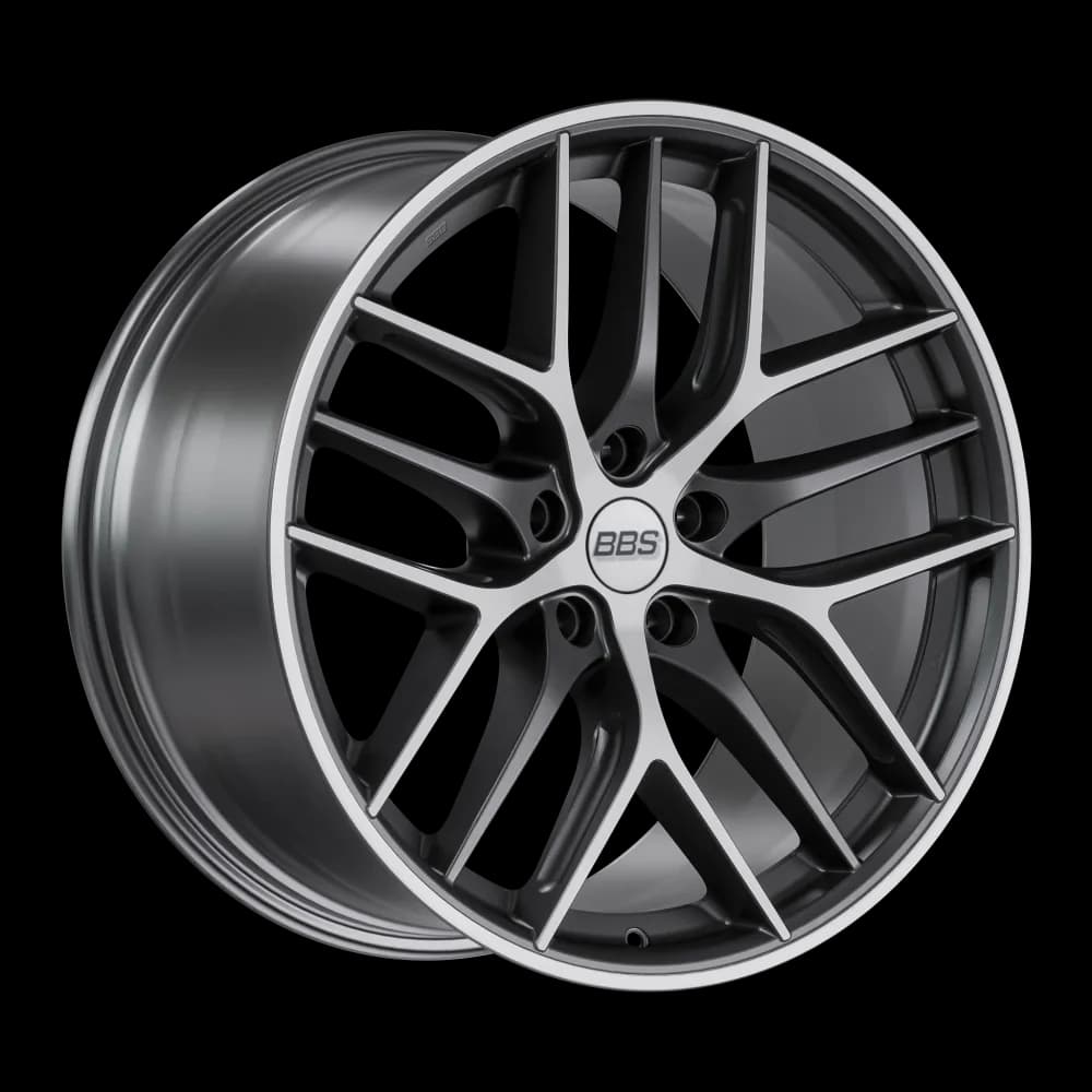 Легкосплавний диск 19" BBS CC-R 19x10 ET38 5x120 сатиновий графіт алмазне фрезерування - фото My Tuning Lab