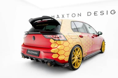 Dolny 3D спойлер Maxton Volkswagen Golf GTI / GTI Clubsport / R / R-Line / GTE / GTD Mk8 / Mk8 Facelift - фото My Tuning Lab