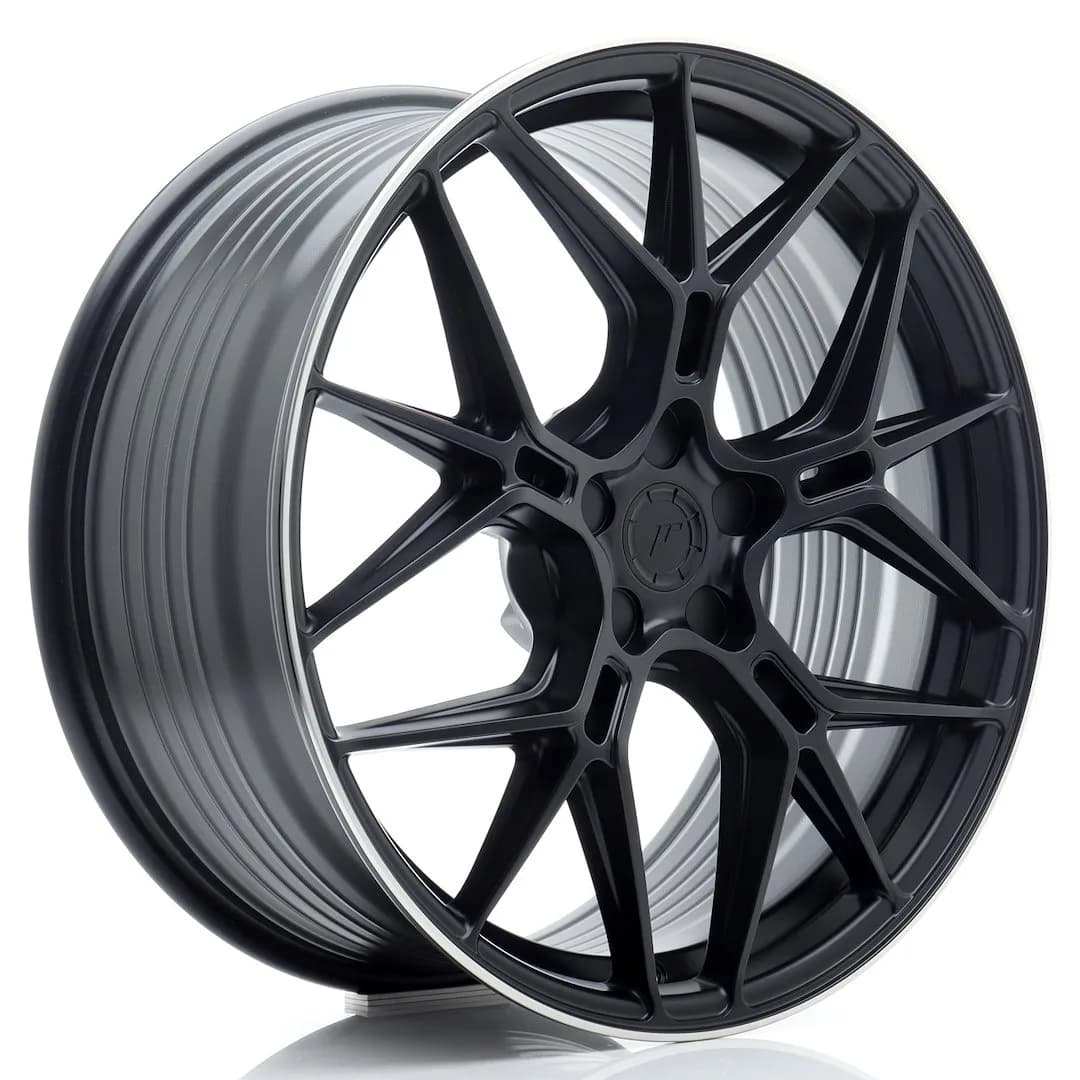 Легкосплавний диск 20" Japan Racing JR51 20x8,5 ET20-45 5H BLANK сатиновий чорний з фрезерований кант - фото My Tuning Lab